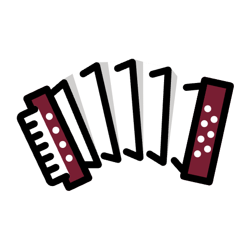 Accordion Emoji from OpenMoji Set