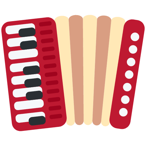 Accordion Emoji from Twemoji Set