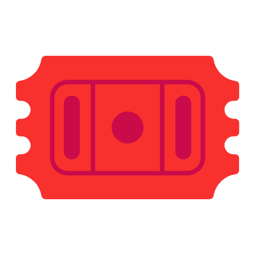 Admission Tickets Flat Emoji from Fluent Emoji Flat Set