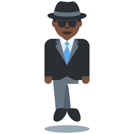 Agent Cool Emoji from Twemoji Set