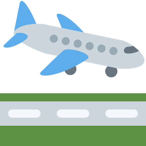 Airplane Arrival Emoji from Twemoji Set