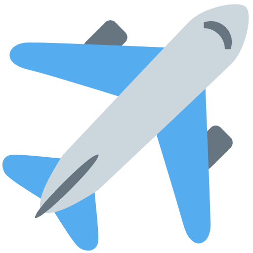 Airplane Emoji from Twemoji Set