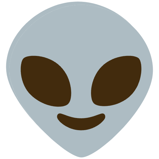 Alien Emoji from Noto Emoji Set
