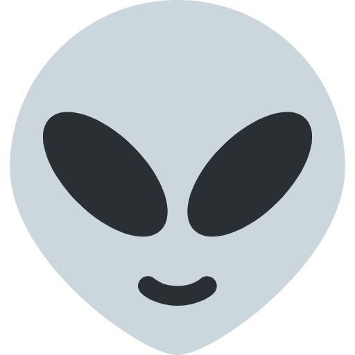 Alien Emoji from Twemoji Set