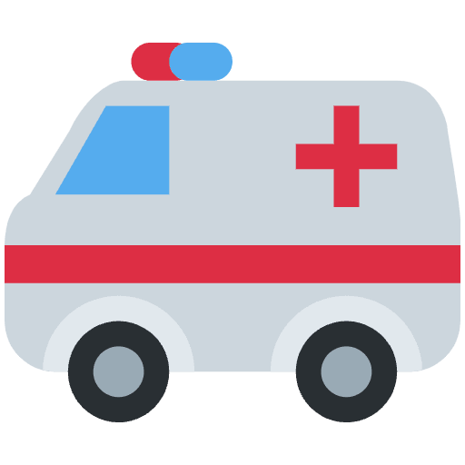 Ambulance Emoji from Twemoji Set