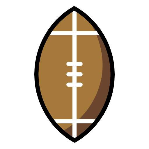 American Football Emoji from OpenMoji Emoji Set