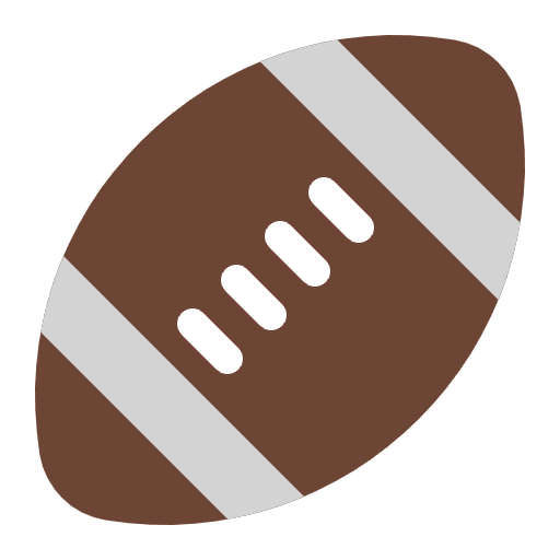 American Football Flat Emoji from Fluent Emoji Flat Set