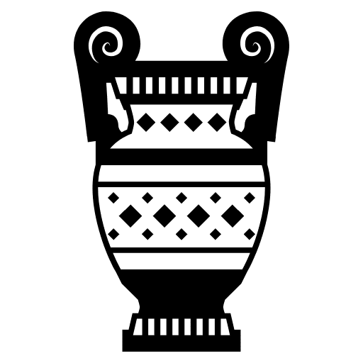 Amphora Emoji from EmojiTwo Black Set