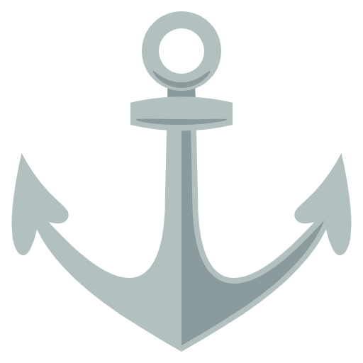 Anchor Emoji from EmojiTwo Colors Set