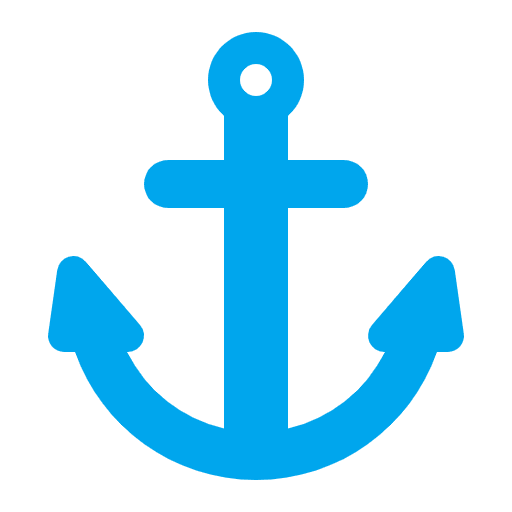 Anchor Flat Emoji from Fluent Emoji Flat Set