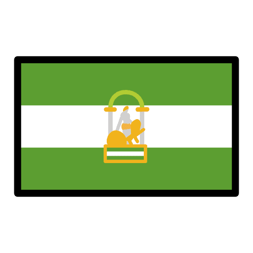 Andalusia Flag Emoji from OpenMoji Set