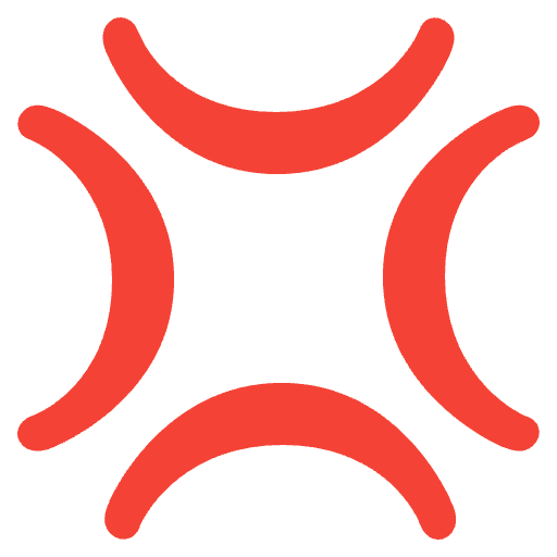 Anger Symbol Emoji from Noto Emoji Set