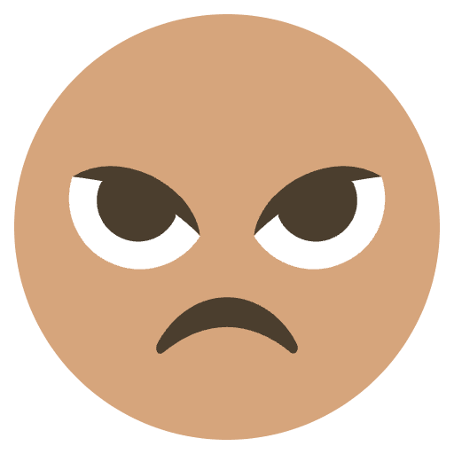 Angry Emoji Emoji from EmojiTwo Colors Set