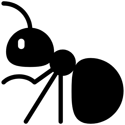 Ant High Contrast Emoji from Fluent Emoji High Contrast Set