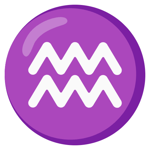 Aquarius Emoji from Noto Emoji Set