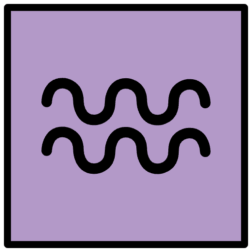 Aquarius Emoji from OpenMoji Set