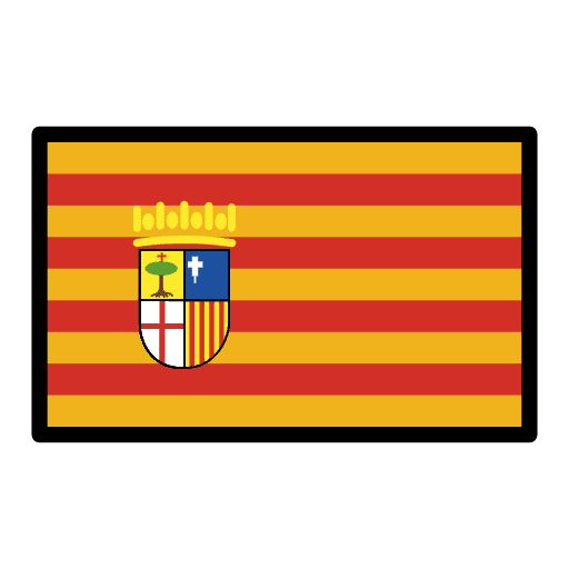 Aragon Flag Emoji from OpenMoji Set