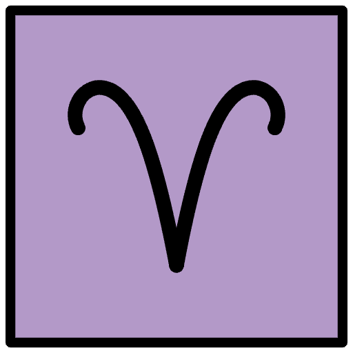 Aries Emoji from OpenMoji Set