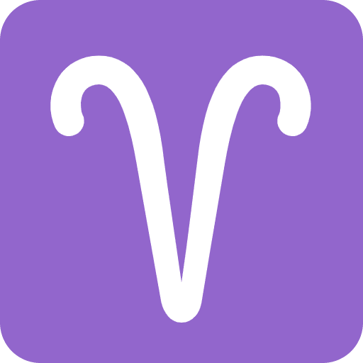 Aries Emoji from Twemoji Set