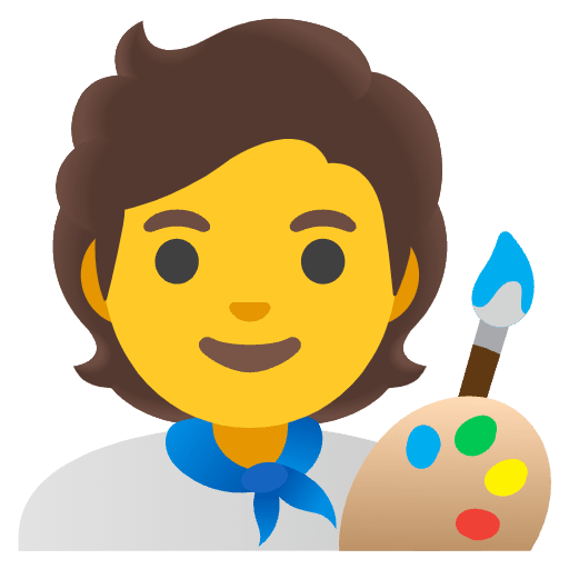 Artist Emoji from Noto Emoji Set