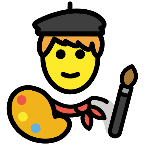 Artist Emoji from OpenMoji Set