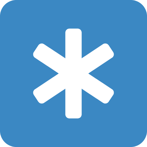 Asterisk Icon Emoji from Twemoji Set