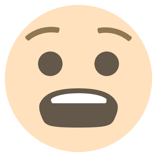 Astonished Emoji Emoji from EmojiTwo Colors Set