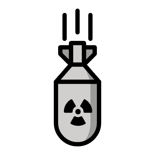 Atom Bomb Emoji from OpenMoji Set