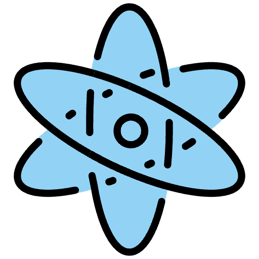 Atom Symbol Emoji from OpenMoji Set
