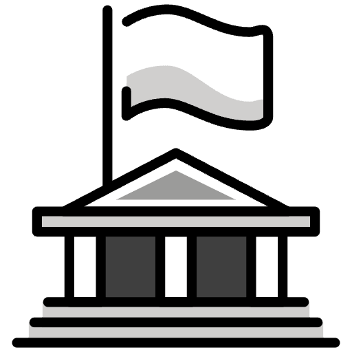 Authority Building Emoji from OpenMoji Emoji Set