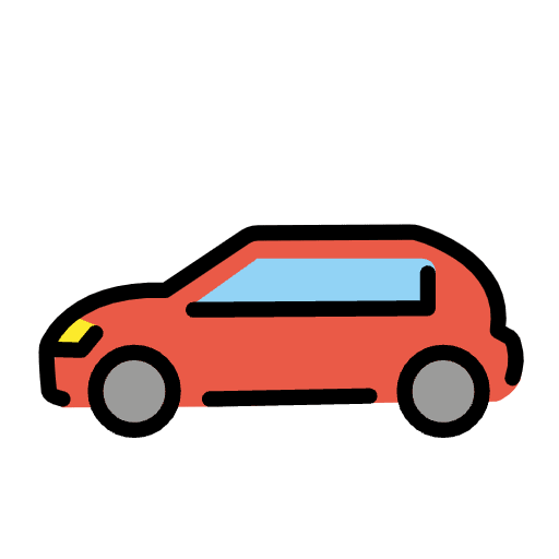 Automobile Emoji from OpenMoji Emoji Set
