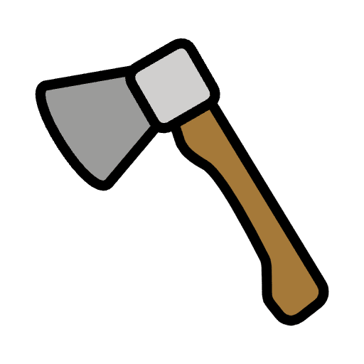 Axe Emoji from OpenMoji Set