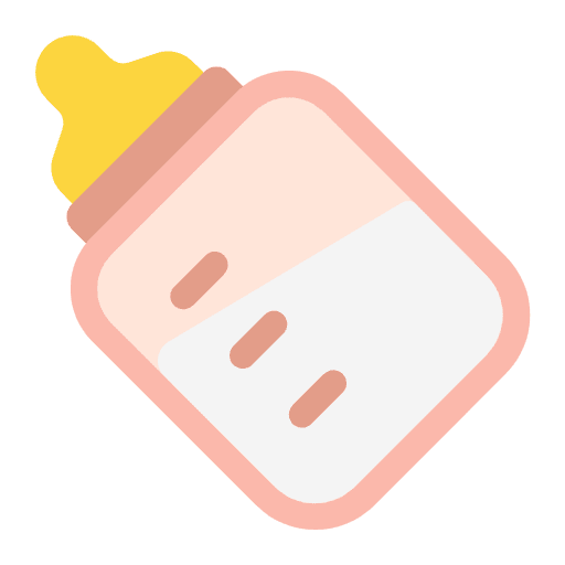 Baby Bottle Flat Emoji from Fluent Emoji Flat Set