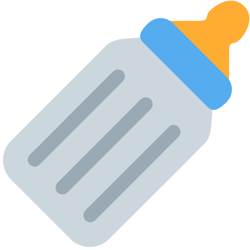 Baby Bottle Emoji from Twemoji Emoji Set