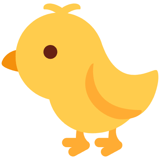 Baby Chick Emoji from Twemoji Emoji Set