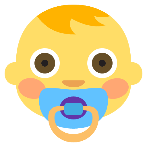 Baby Emoji from EmojiTwo Colors Set
