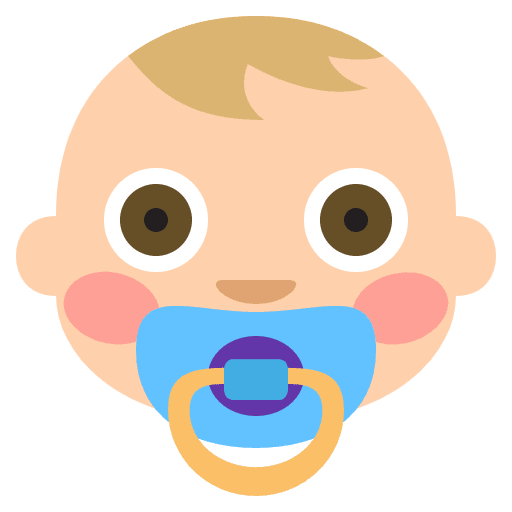Baby Medium Light Skin Tone Element from EmojiTwo Colors Set