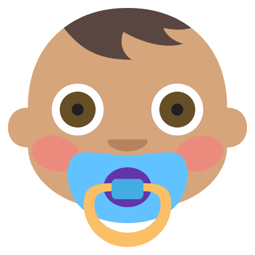 Baby Medium Skin Tone Element from EmojiTwo Colors Set