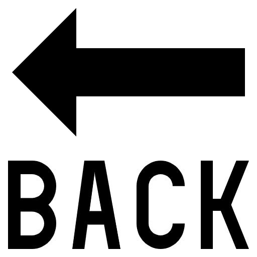 Back Arrow Emoji from EmojiTwo Black Set