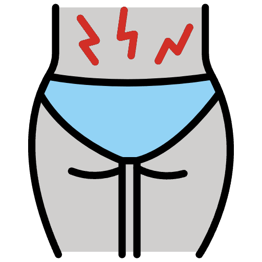 Backache Emoji from OpenMoji Emoji Set