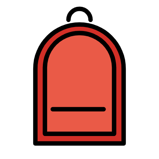 Backpack Emoji from OpenMoji Emoji Set