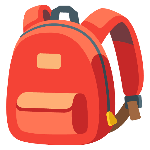 Backpack Emoji from Noto Emojis Set