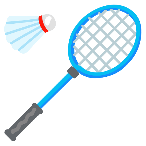 Badminton Emoji from Noto Emojis Set