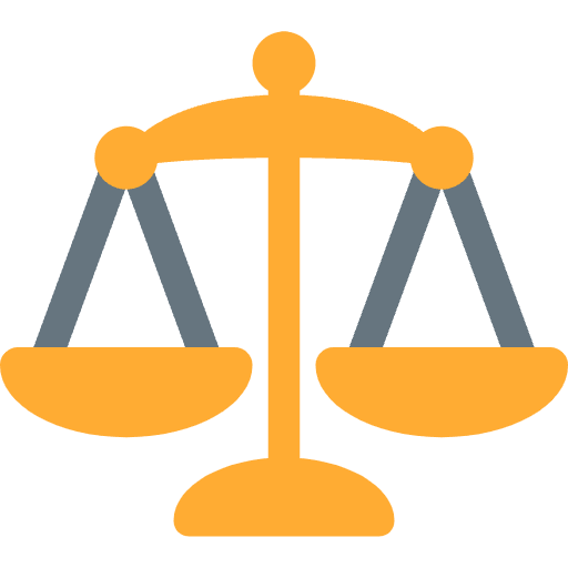 Balance Scale Emoji from Twemoji Emoji Set
