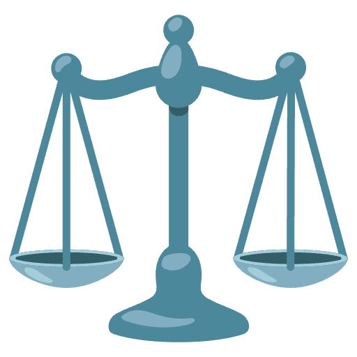 Balance Scale Emoji from Noto Emojis Set