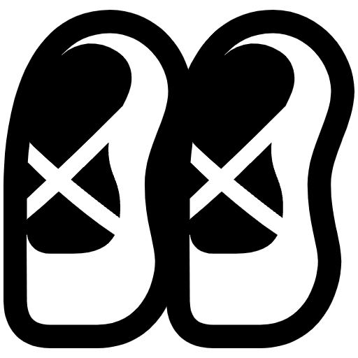 Ballet Shoes High Contrast Element from Fluent Emoji High Contrast Set