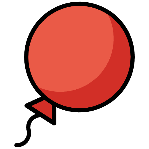 Balloon Emoji from OpenMoji Emoji Set