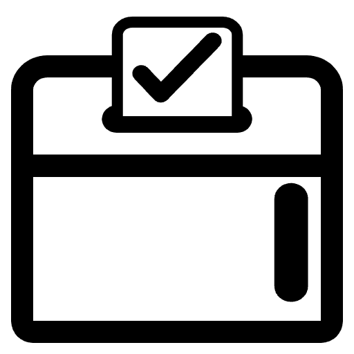 Ballot Box With Ballot High Contrast Emoji from Fluent Emoji High Contrast Set