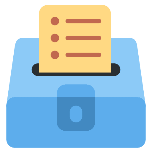 Ballot Box With Ballot Emoji from Twemoji Set