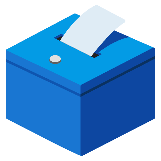 Ballot Box With Ballot Emoji from Noto Emoji Set